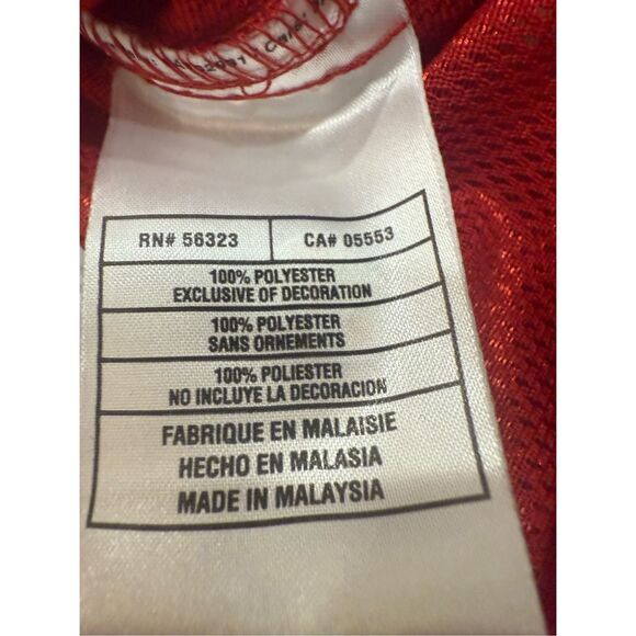 Vintage Jordan Jumpman Jersey Tank Mens XL NWT Red/White - Picture 5 of 7